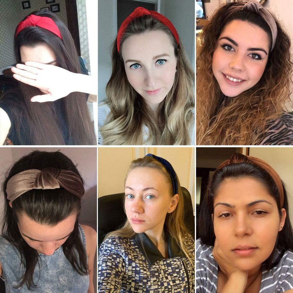 2 for $10 - Velvet Knot Headband - Picture 9 of 10